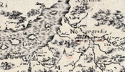 Карта Великого княжества литовского 1589